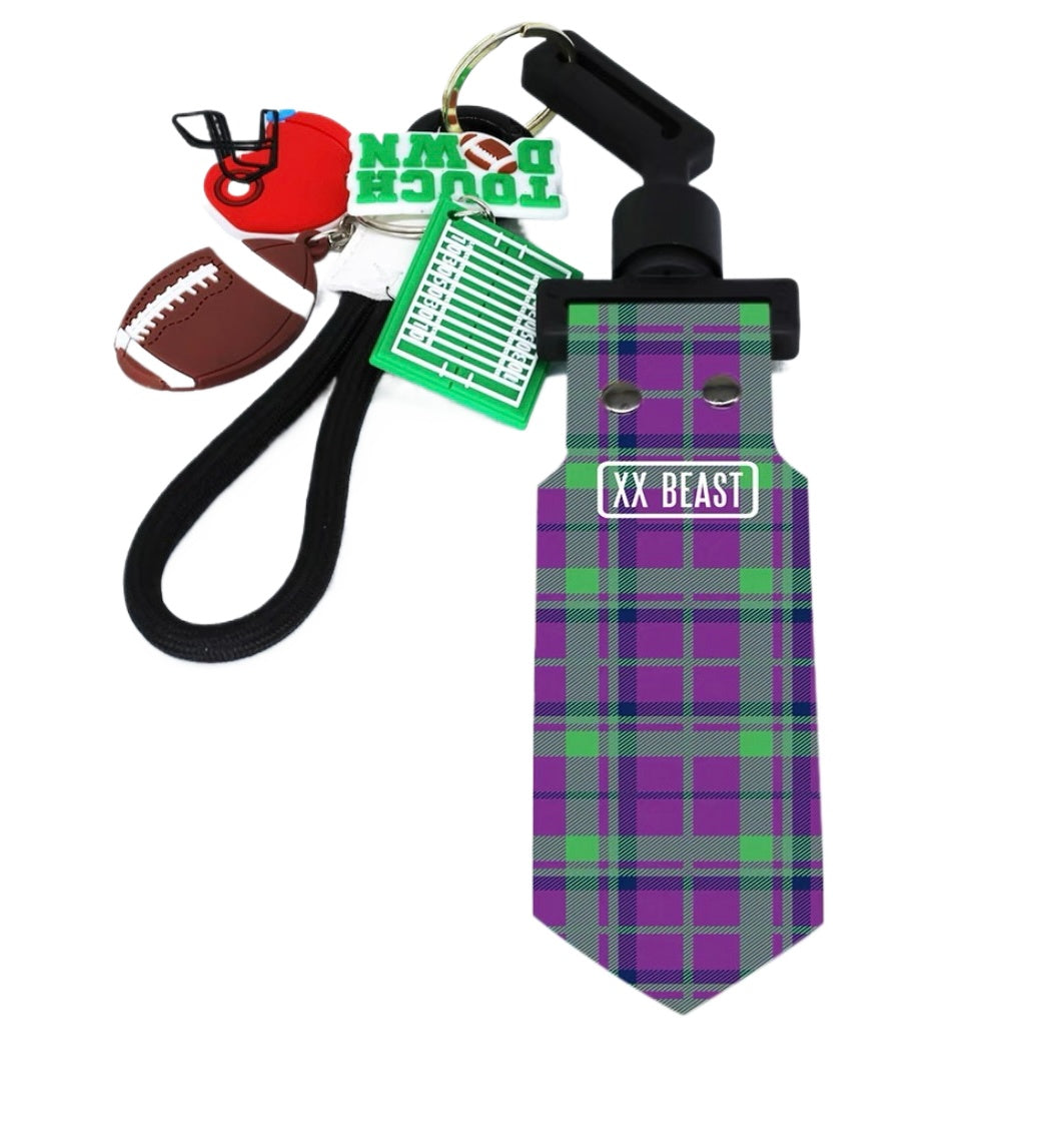 Flag football Keychain Football Keychain Men's/Women's Sports Keychain Gift