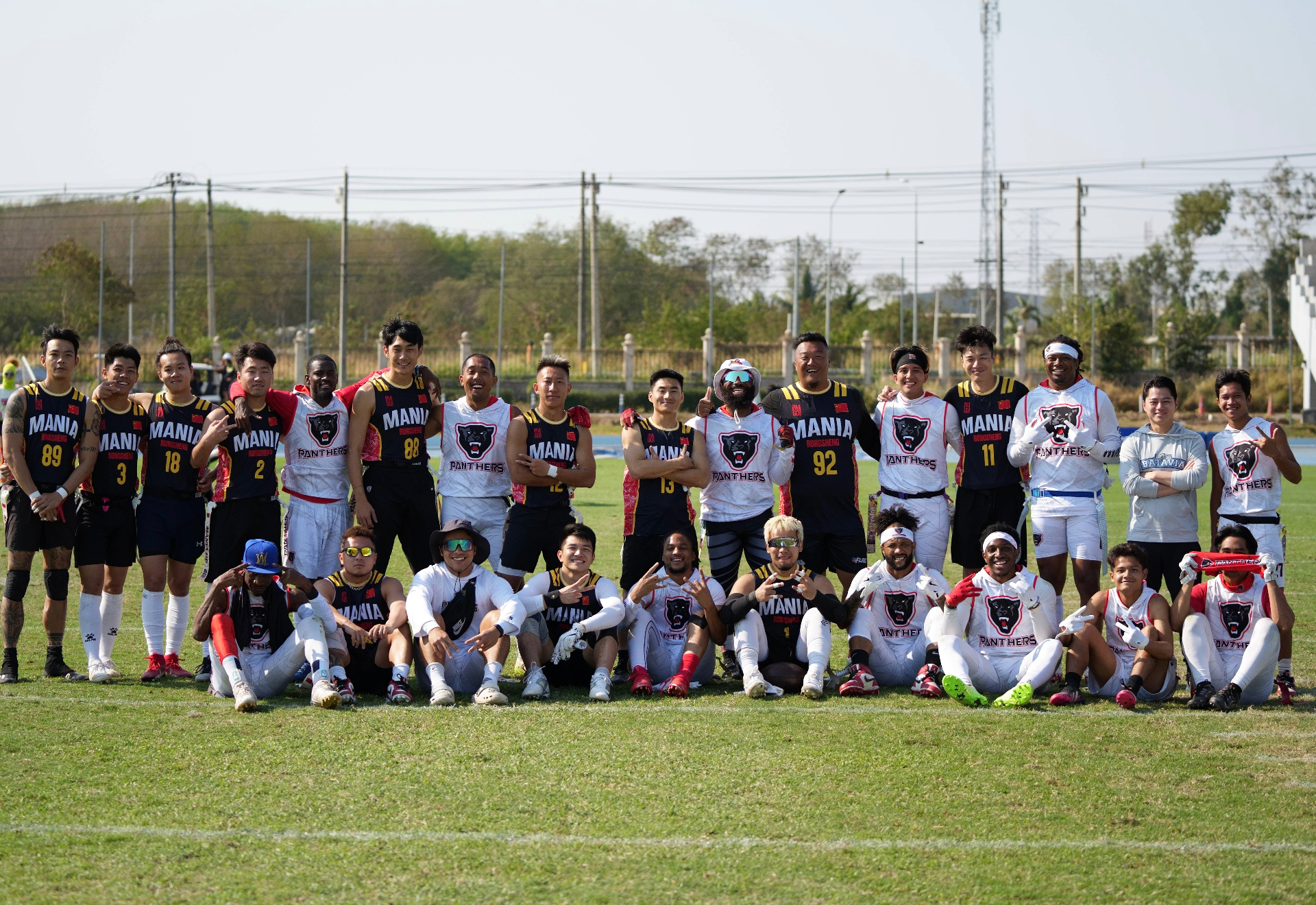 XX Beast flag football gear on the field