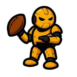 Bangkok Droids flag football team logo