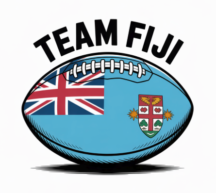 Team Fiji flag football team logo