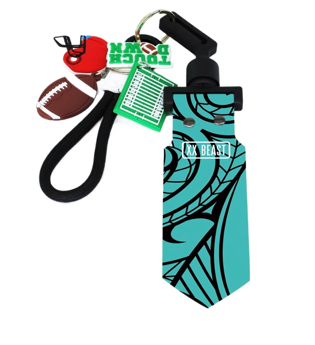 Flag football Keychain Football Keychain Men's/Women's Sports Keychain Gift