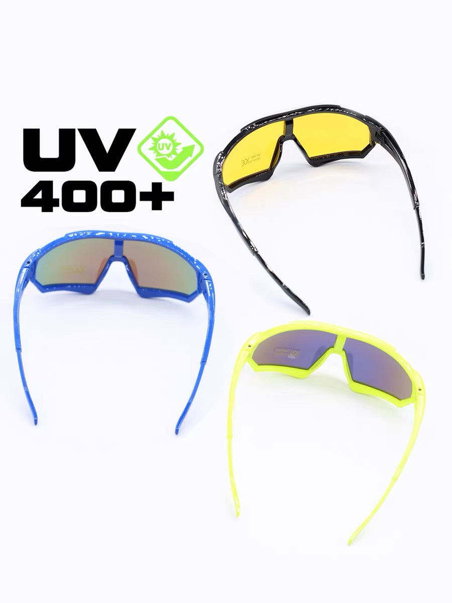 1Pack Kids Baseball Sunglasses Youth Sports Football Softball Sunglasses for Girls Boys UV400 Protection