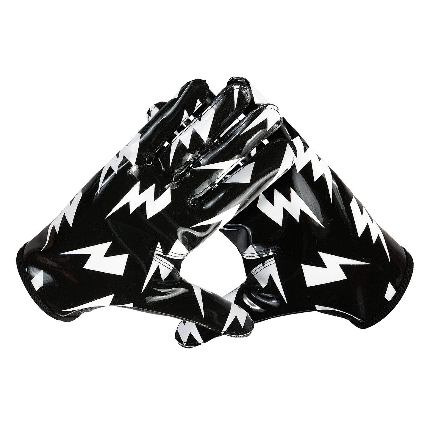 XXBEAST Lightning Black American Football Gloves