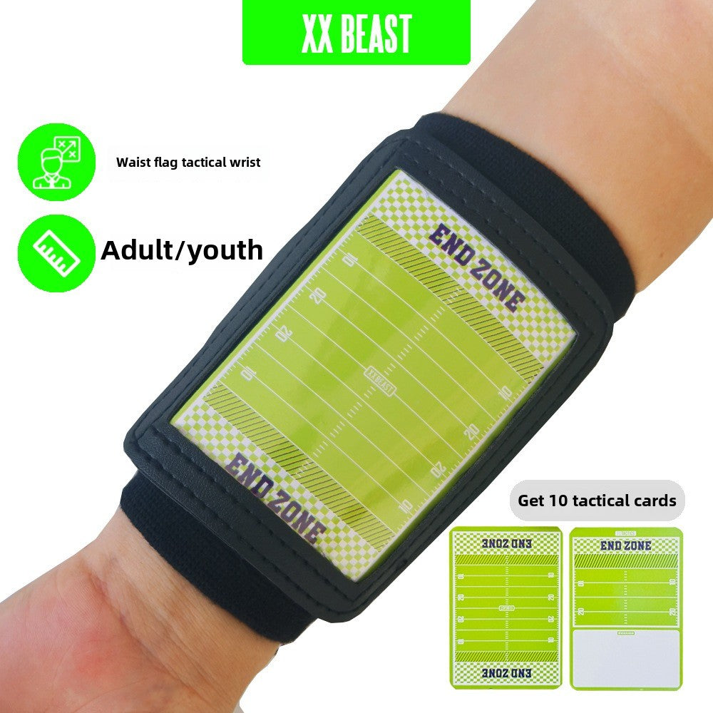 XXBEAST America Football Wristbands,5/8Packs (Black) Give Away Ten Tactical Cards as a Gift
