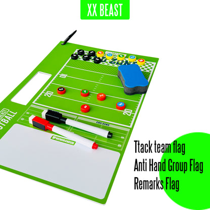 XXBEAS 1PCS TAmerica Flag football Coach tactical board