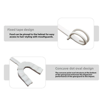 Mouth Guard for Braces, Sports Mouthguard for Football w/Helmet Strap, Youth & Adult