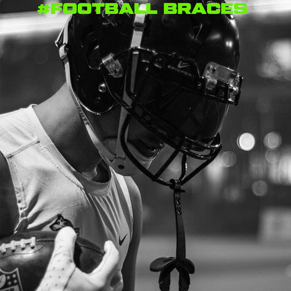 XXBEAST Football Mouthguard with Connected Thick Strap Speed Pro