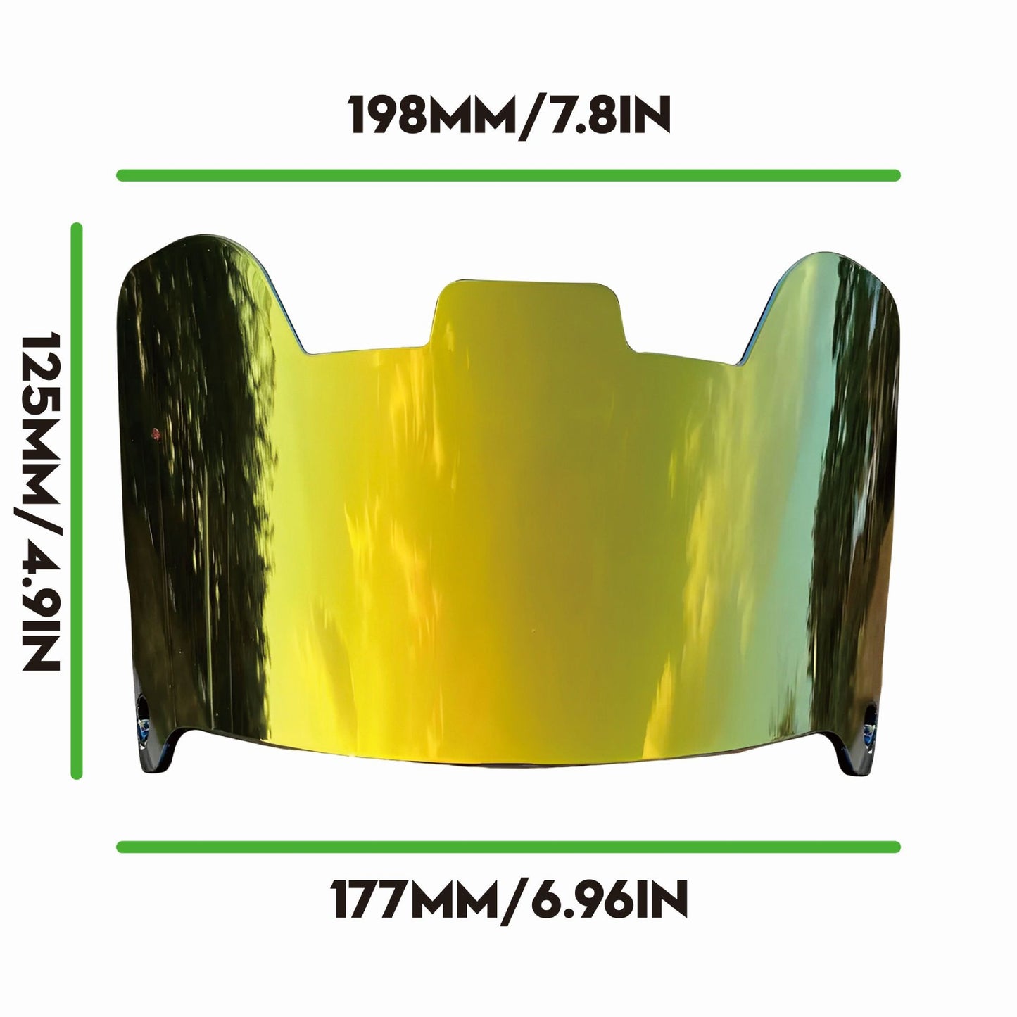 Football Visor - for Youth Football Helmets & Adult Football Helmets Unique Sports Clear View Football Helmet Eye Shield