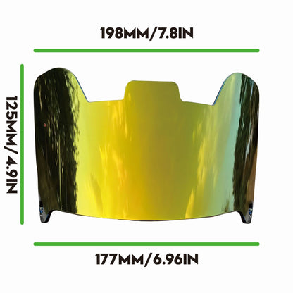 Football Visor - for Youth Football Helmets & Adult Football Helmets Unique Sports Clear View Football Helmet Eye Shield