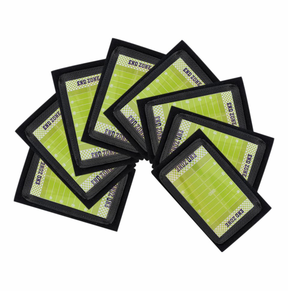 XXBEAST America Football Wristbands,5/8Packs (Black) Give Away Ten Tactical Cards as a Gift