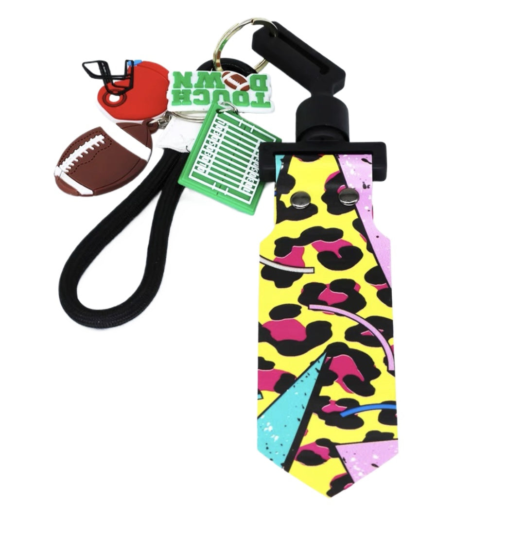 Flag football Keychain Football Keychain Men's/Women's Sports Keychain Gift